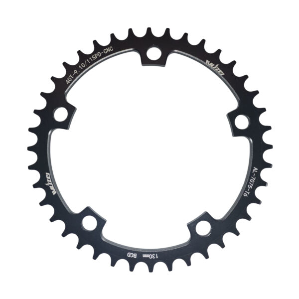 Plato Bicicleta De Ruta 40 Dientes BCD 130, 5 Agujeros