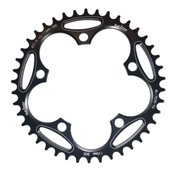Plato Bicicleta De Ruta 42 Dientes BCD 110, 5 Agujeros